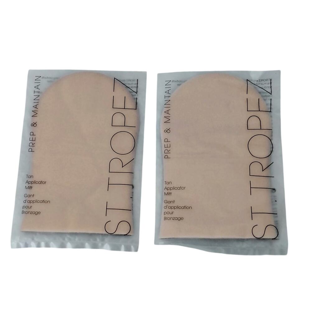 Lot of 2 St. Tropez Self Tan Applicator Mitt Gloves Prep & Maintain NEW